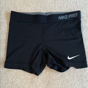 Women’s Nike Pro Black Athletic Shorts